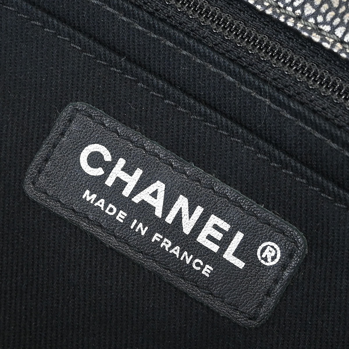 Chanel 2010-2011 Gray Caviar Full Flap Chain Shoulder Bag