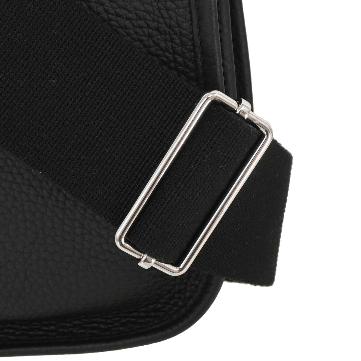 Hermes Black Taurillon Clemence Evelyne 3 29 PM Shoulder Bag