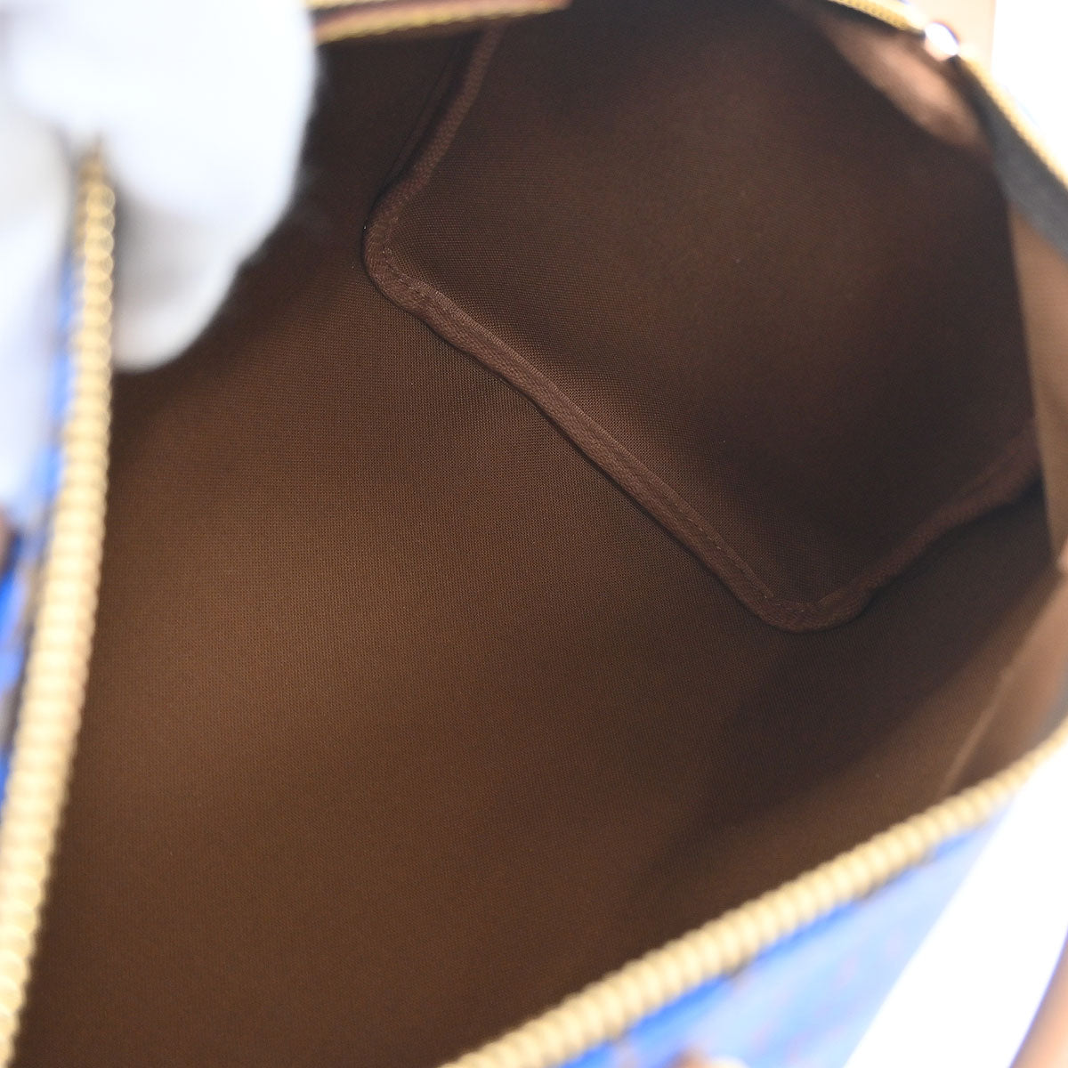 Louis Vuitton Blue Monogram Town Speedy 30 Handbag M40691