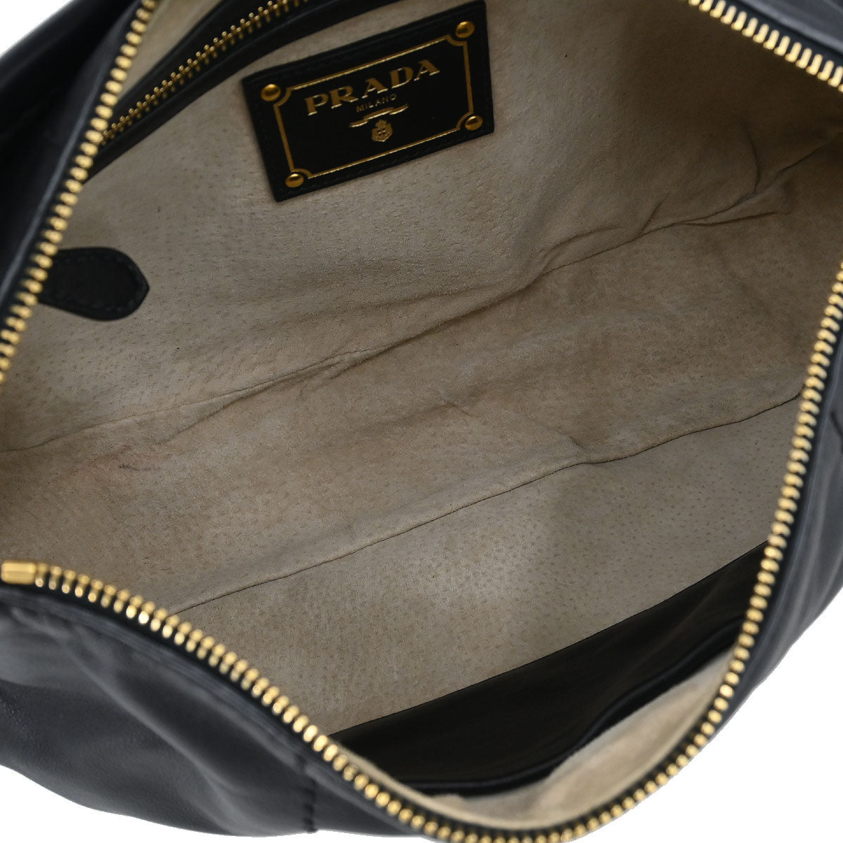 Prada * Black Calfskin Shoulder Bag