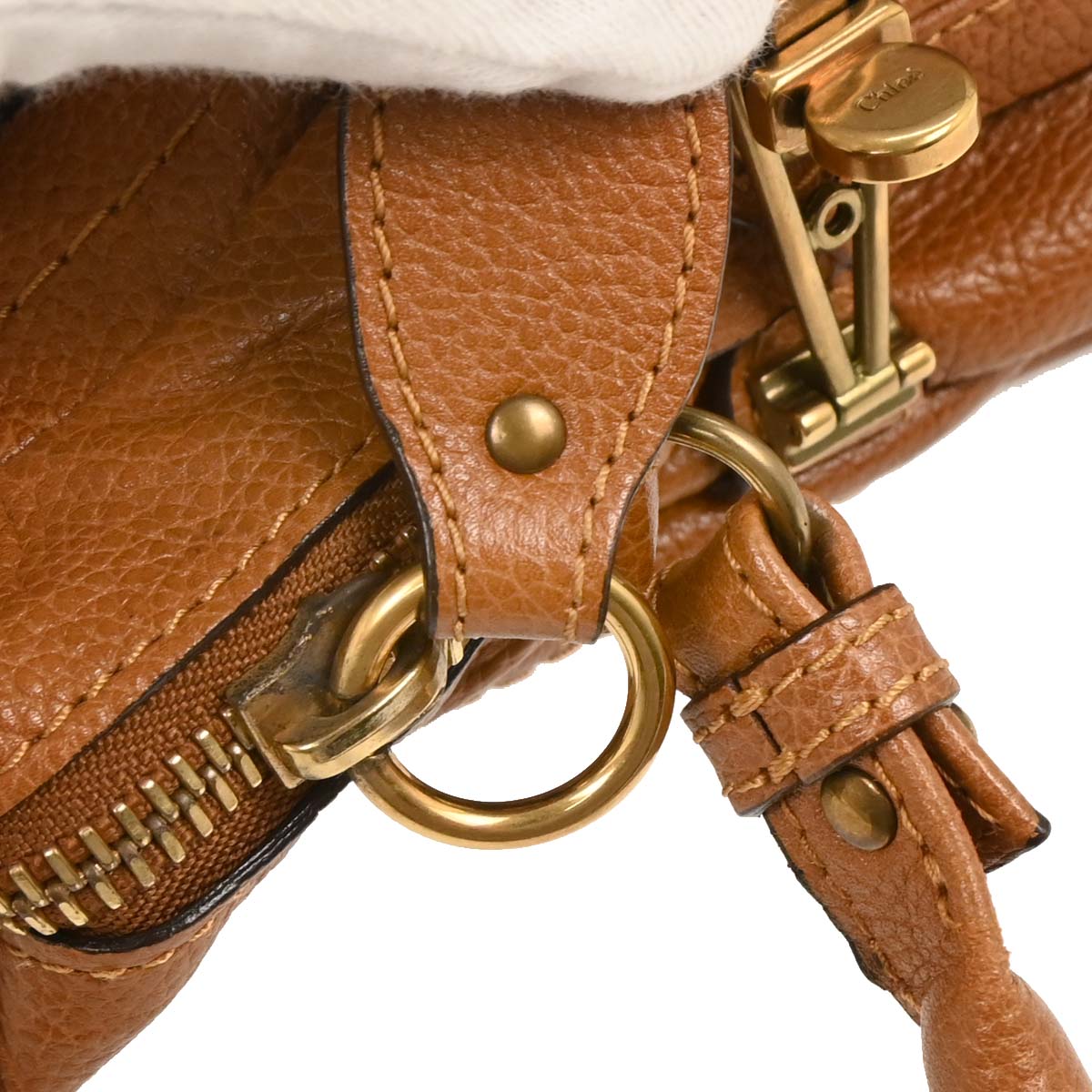 Chloe Brown Paraty 2way Shoulder Handbag