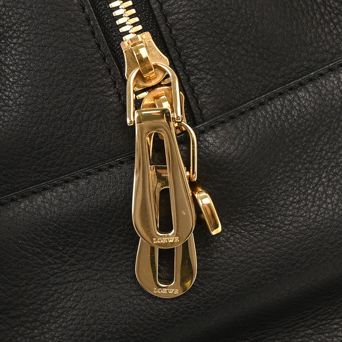 Loewe * Black Brown Pony Hair Leopard Amazona 36 Handbag