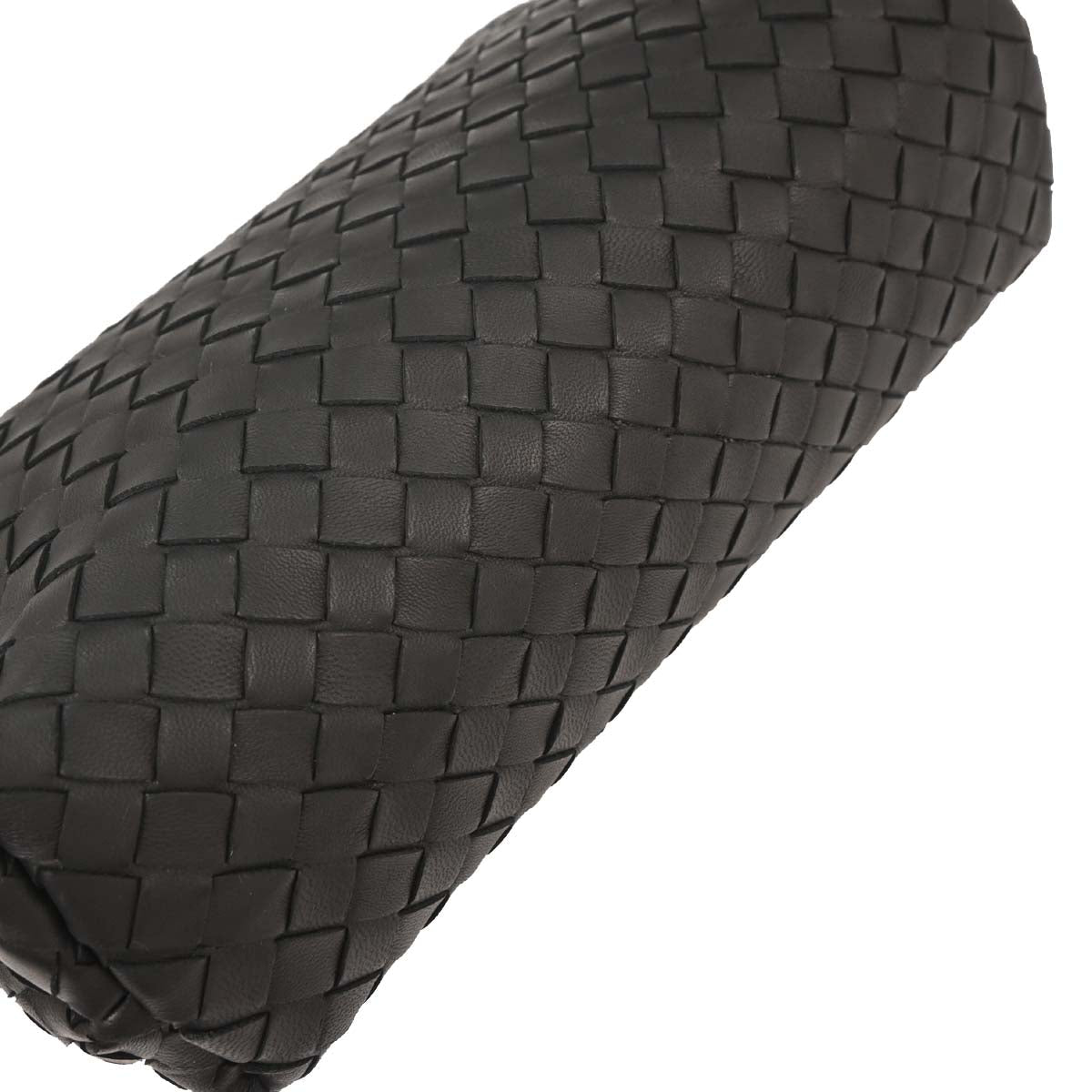 Bottega Veneta Black Intrecciato Shoulder Bag