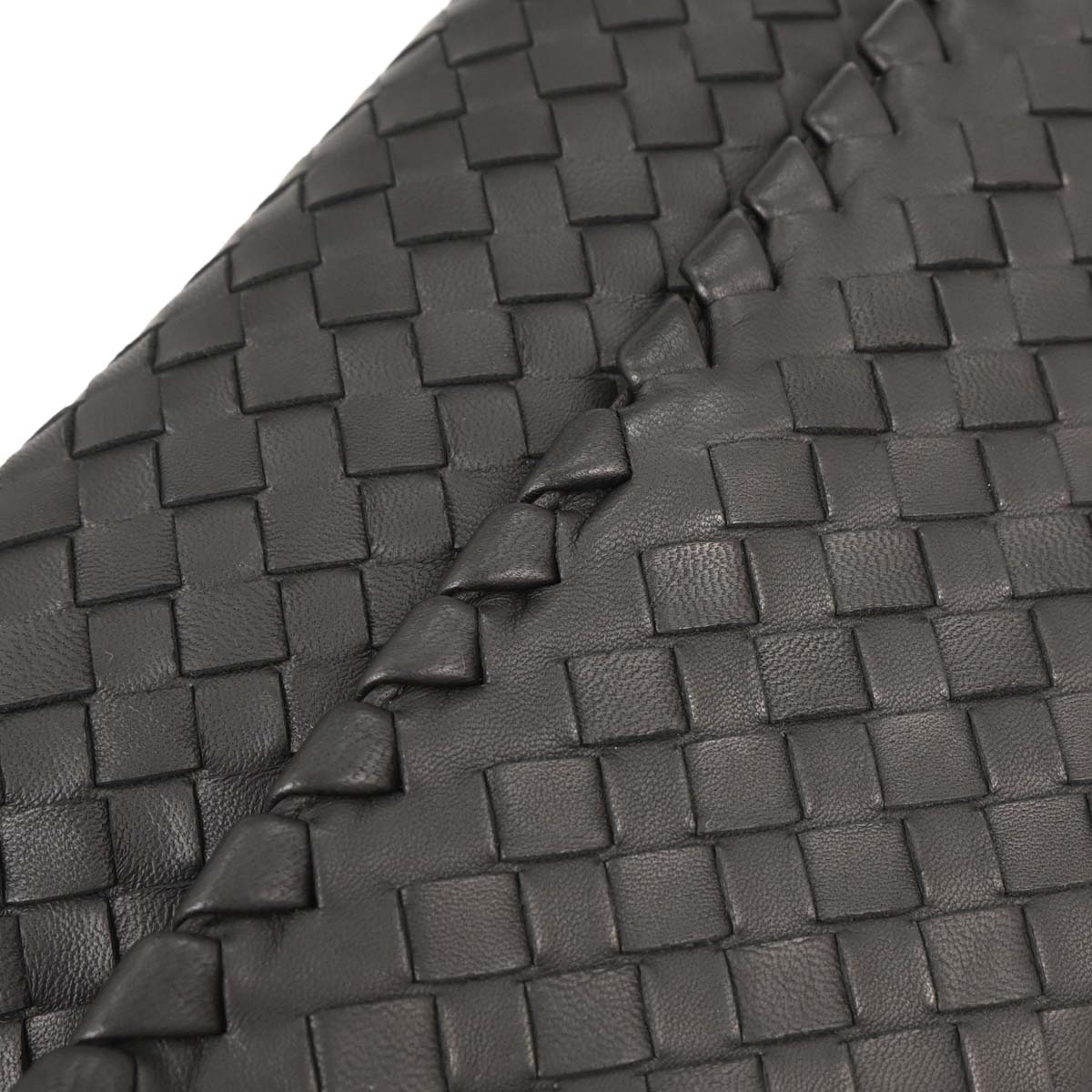 Bottega Veneta Black Intrecciato Shoulder Bag