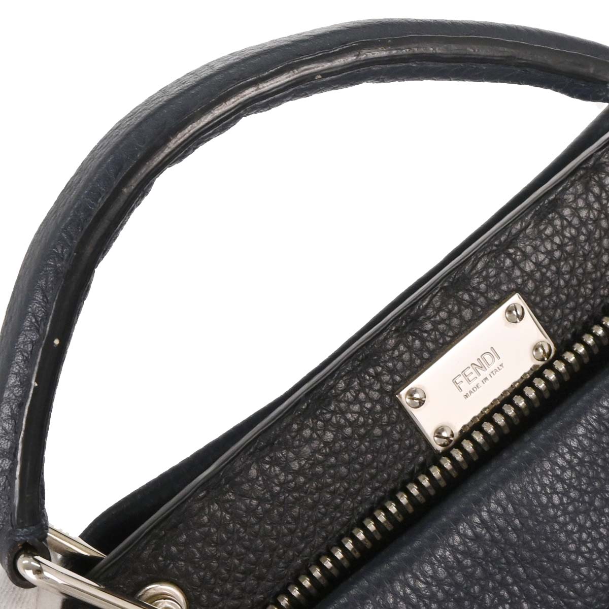 Fendi Navy Peekaboo Fit Monster 2way Shoulder Handbag