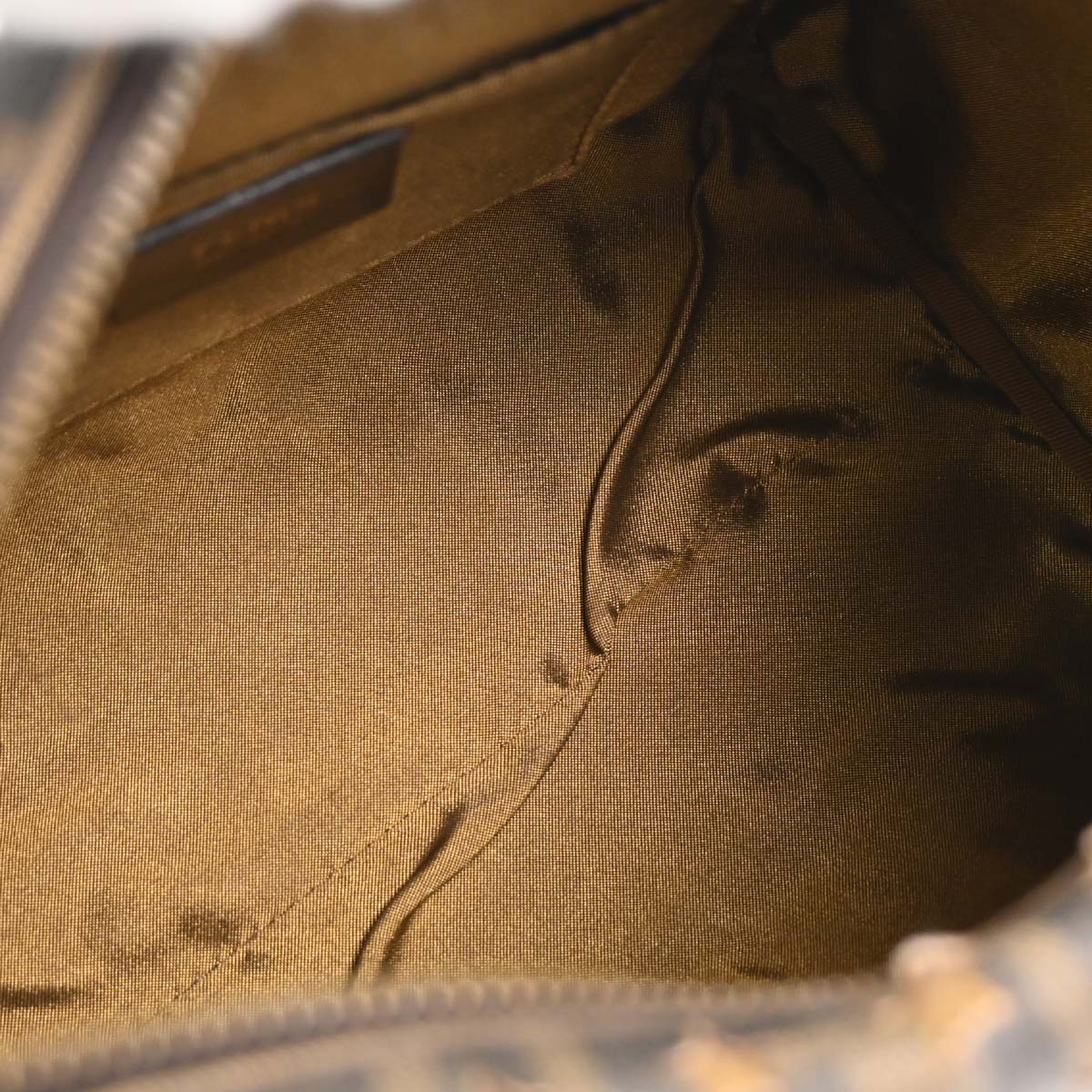 Fendi Brown PVC Zucca Mesh Handbag