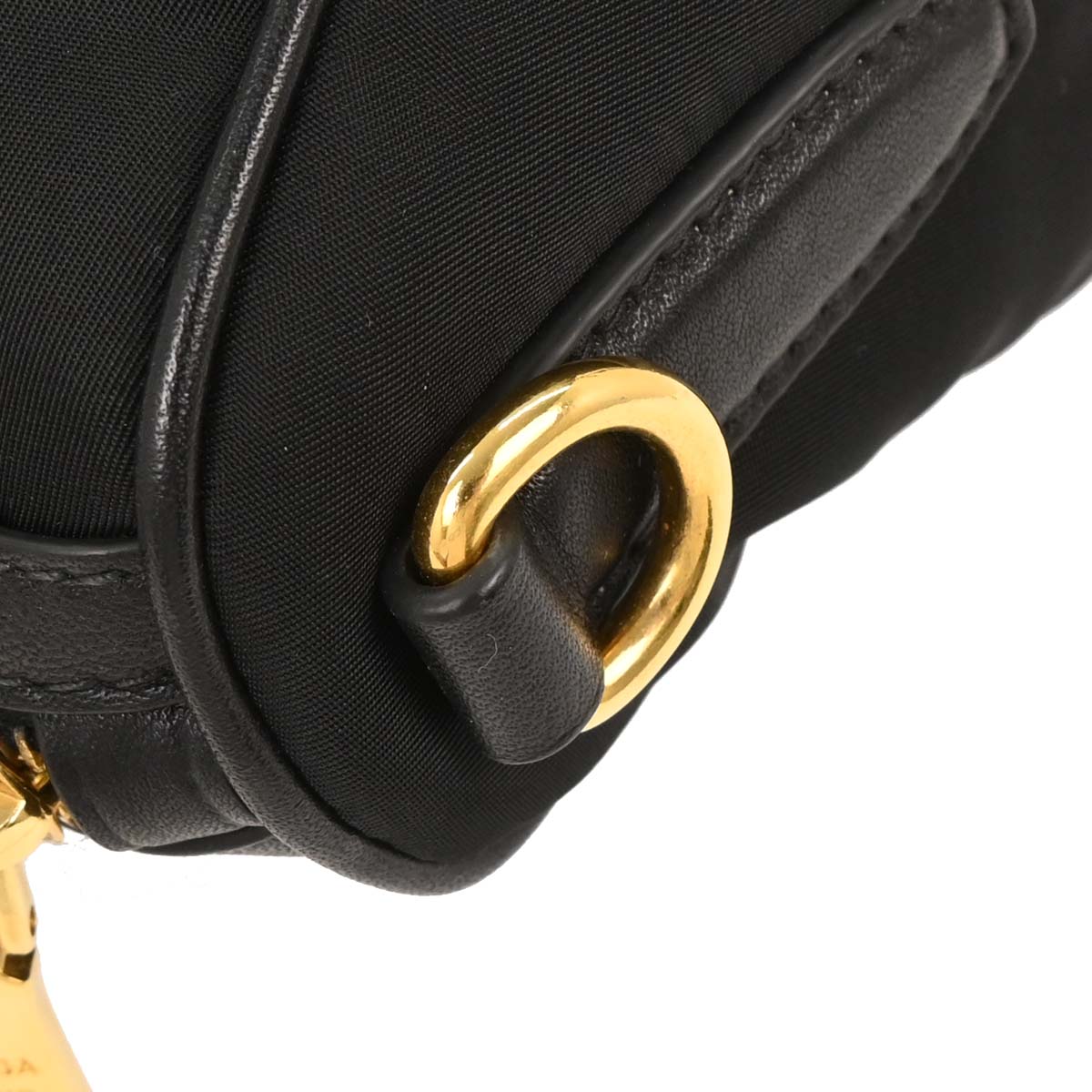 Prada * Black Nylon 2way Shoulder Handbag