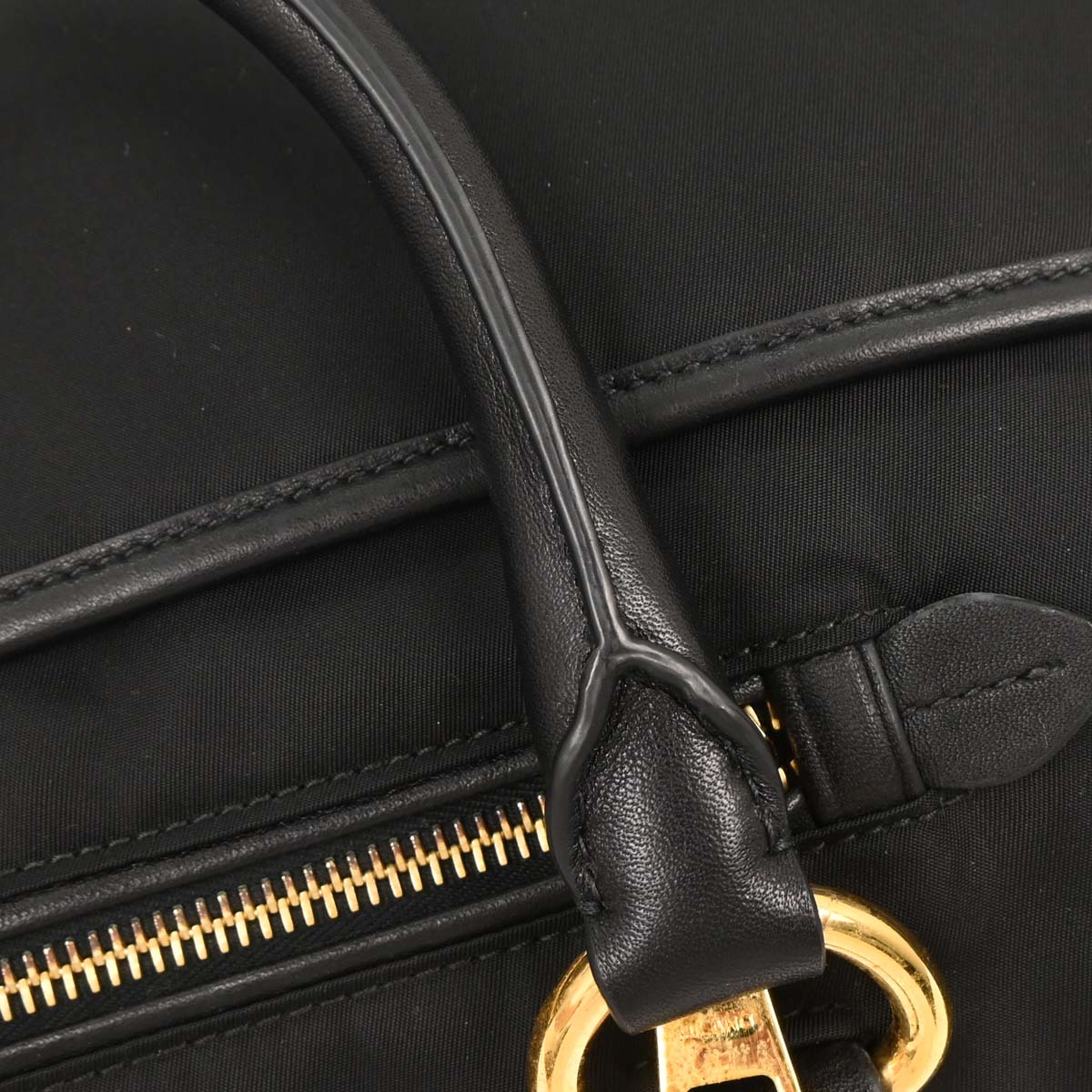 Prada * Black Nylon 2way Shoulder Handbag