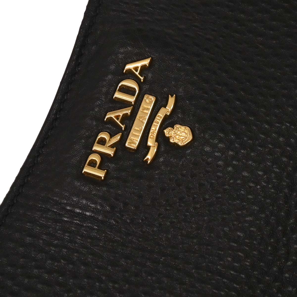 Prada Black Leather Tote Handbag