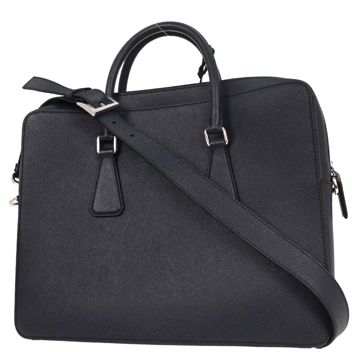 Prada Navy 2way Briefcase Shoulder Handbag