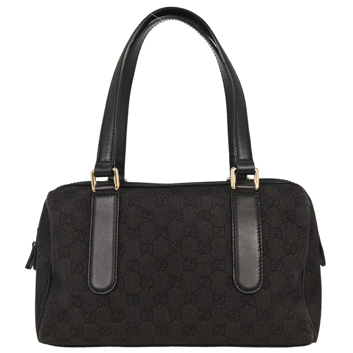 Gucci Black Canvas GG Handbag