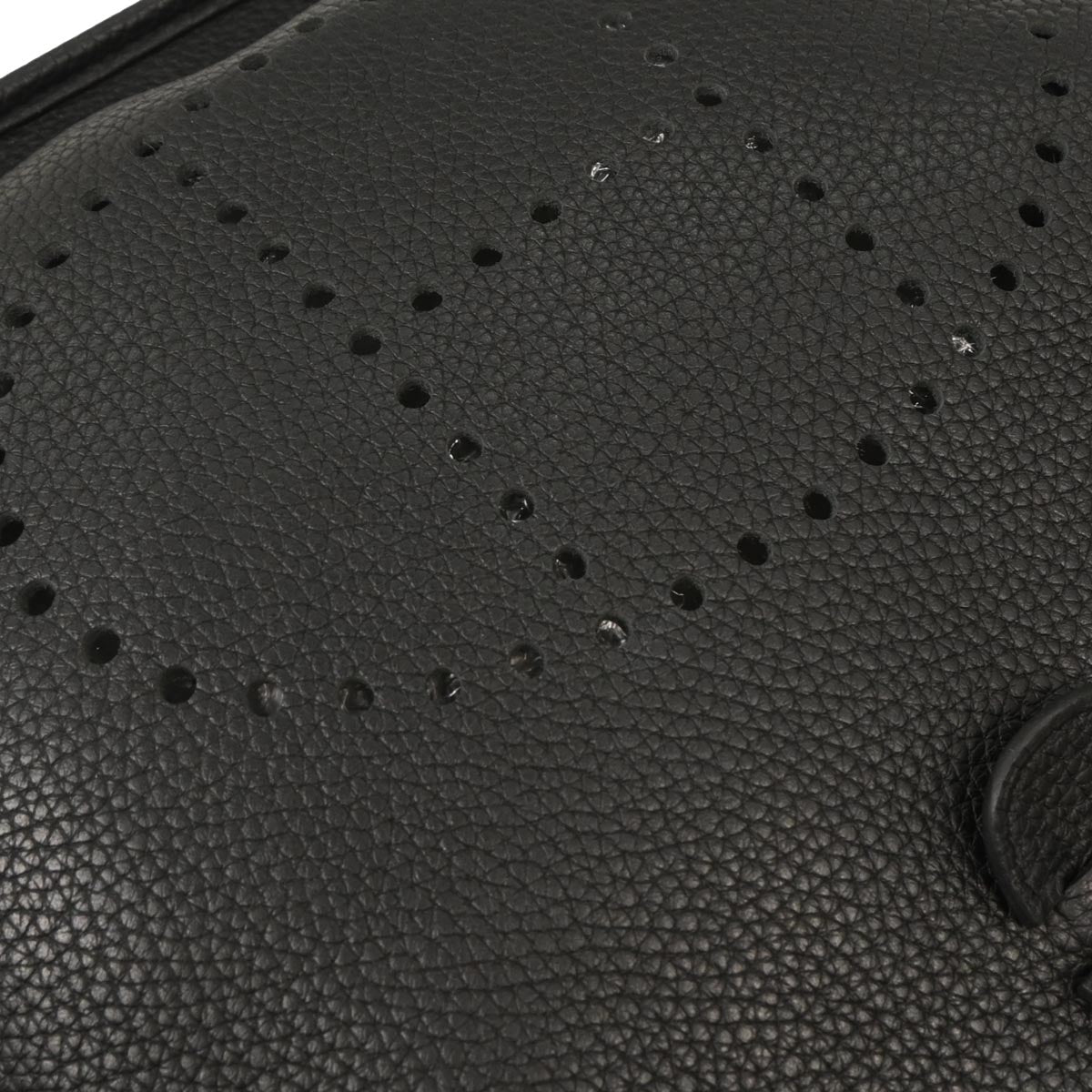 Hermes Black Taurillon Clemence Evelyne 3 29 PM Shoulder Bag