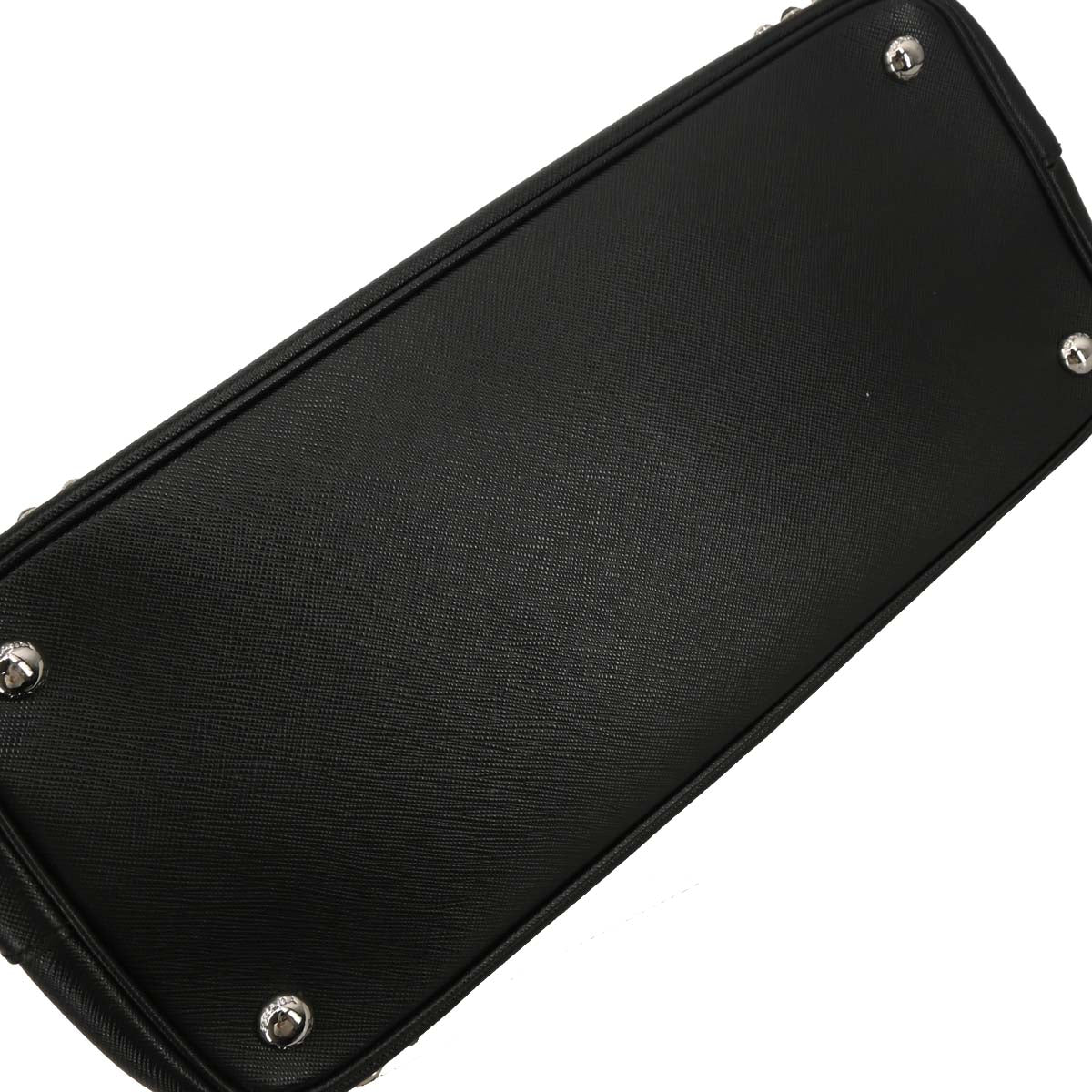 Prada Black Galleria Tote Studded 2way Shoulder Handbag