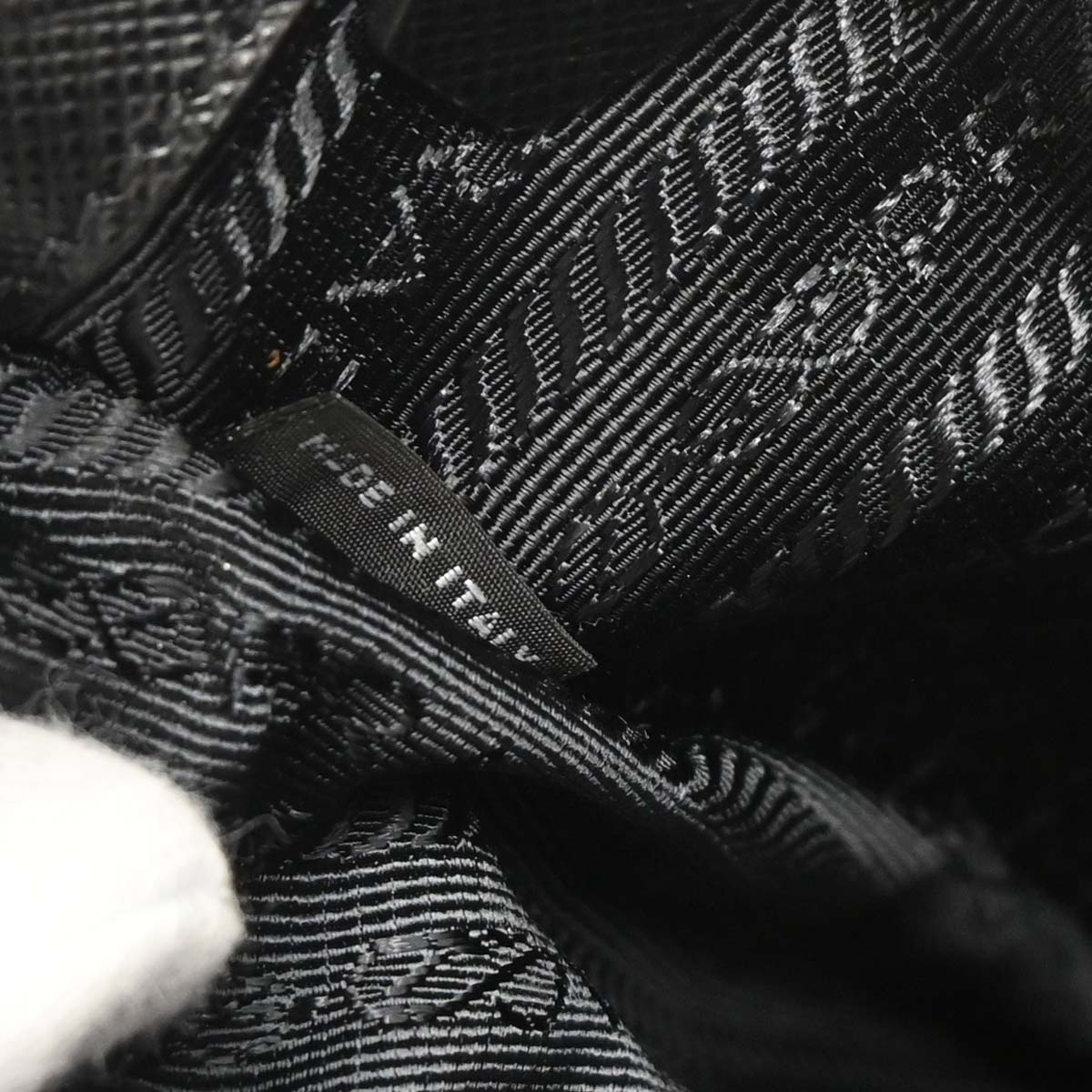 Prada Black Galleria Tote Studded 2way Shoulder Handbag