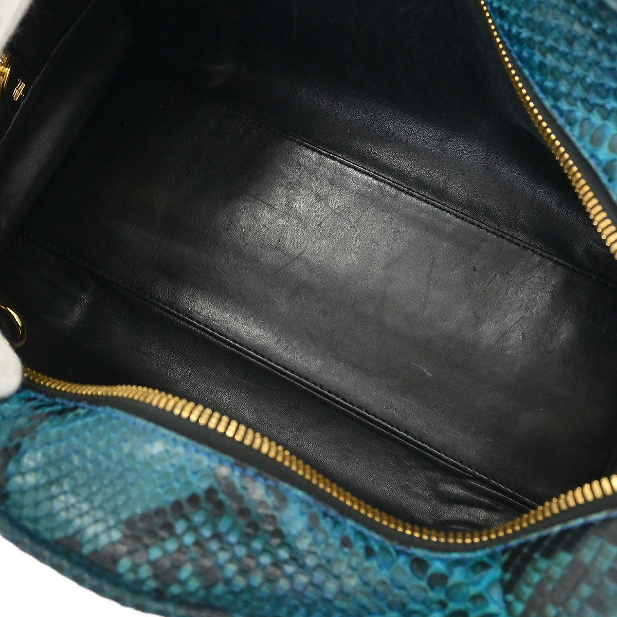 Loewe * Green Python Amazona 28 Handbag