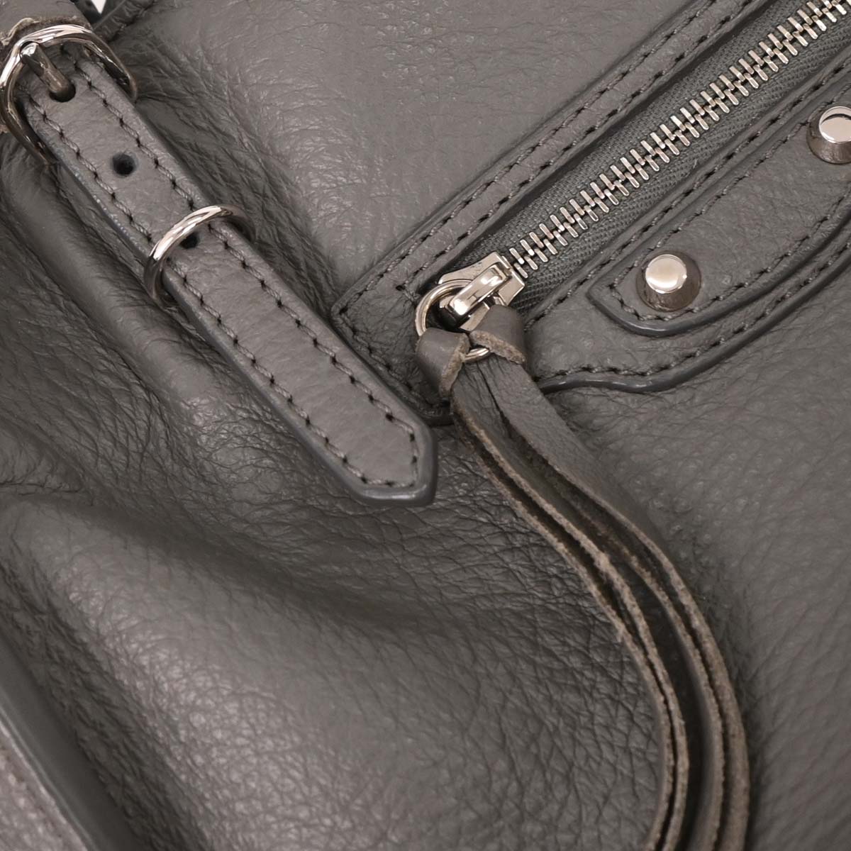 Balenciaga Gray Calfskin Papier 2way Shoulder Handbag