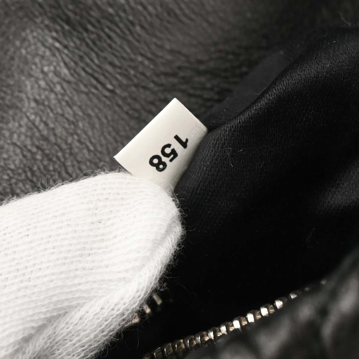 Miu Miu Black Lambskin Nappa Crystal Handbag