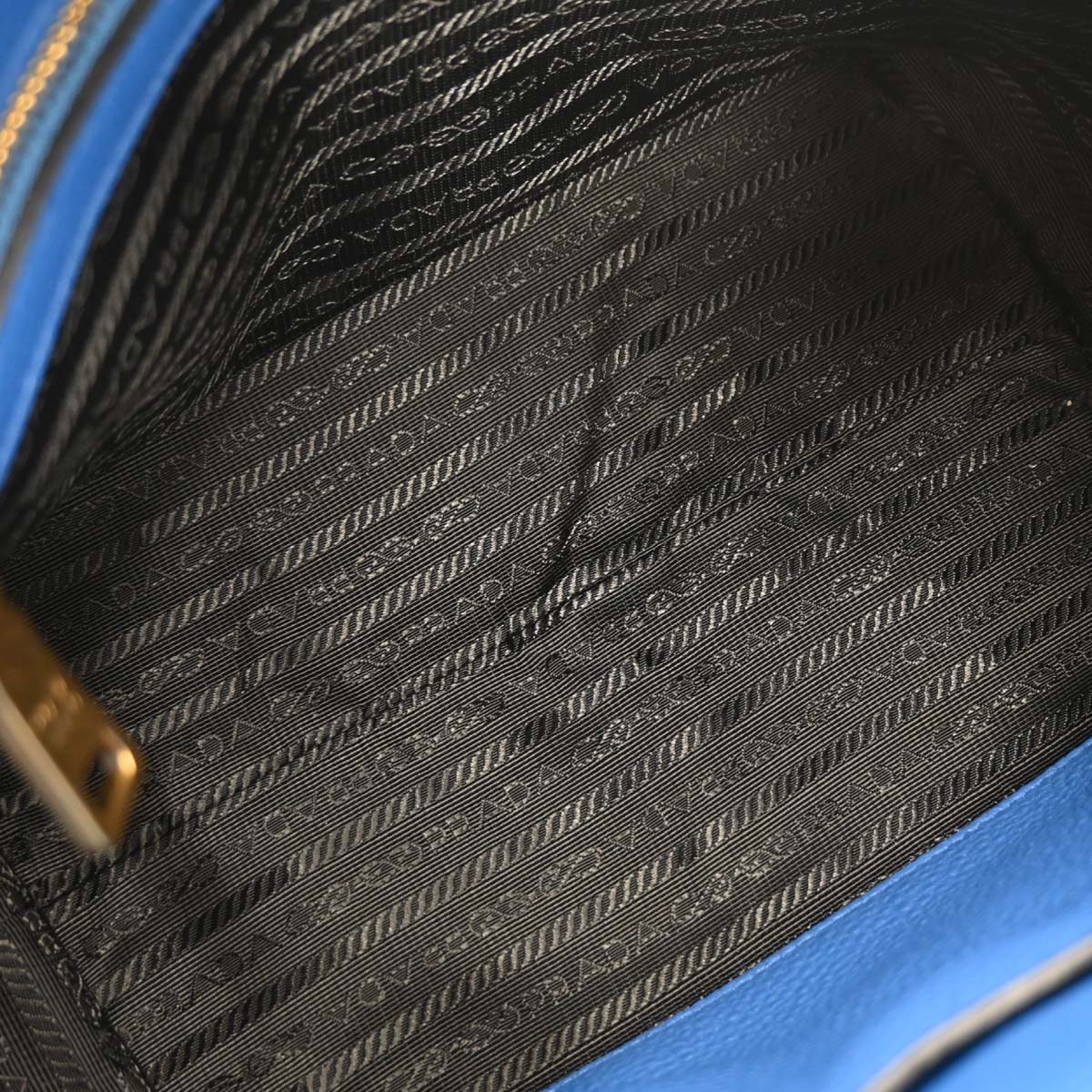 Prada Blue 2way Shoulder Handbag