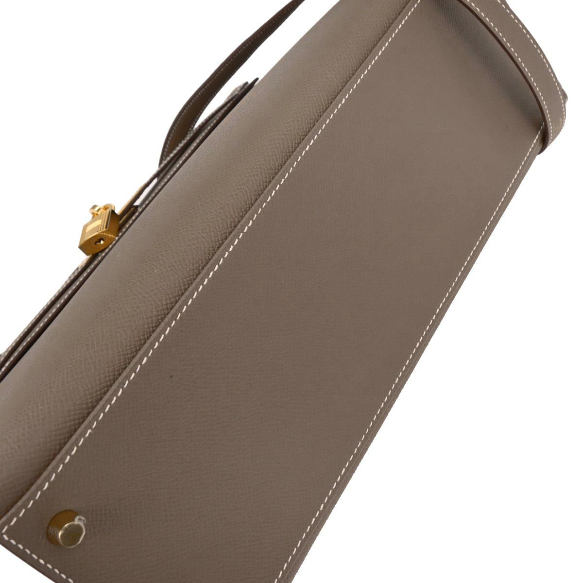 Hermes Etoupe Gray Epsom Kelly 32 Sellier 2way Shoulder Handbag