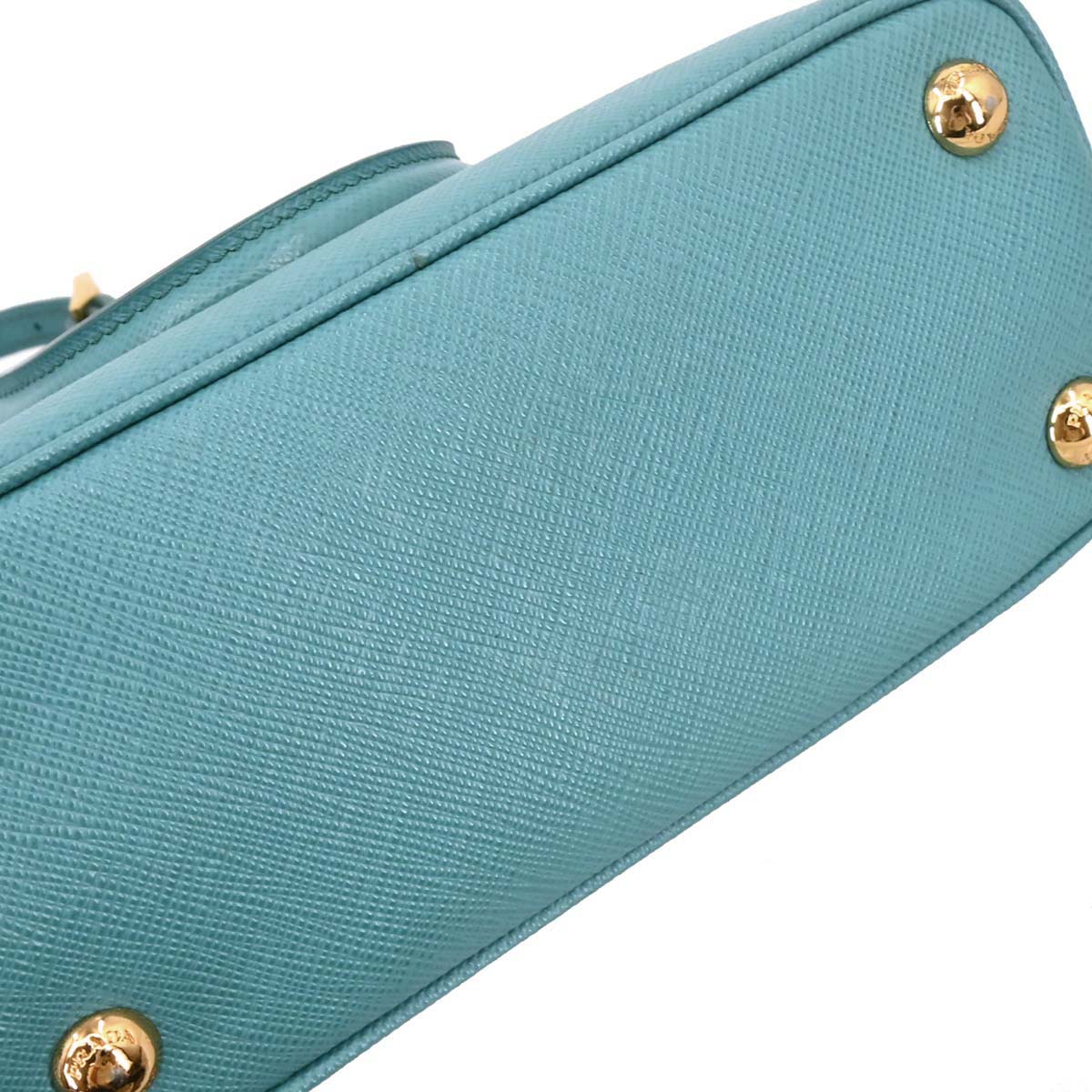 Prada Turquoise Blue Promenade 2way Shoulder Handbag
