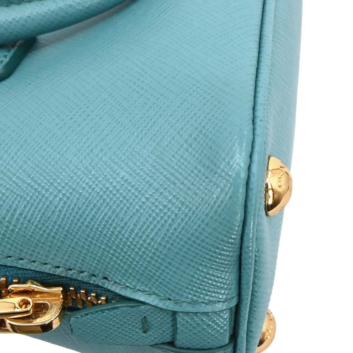 Prada Turquoise Blue Promenade 2way Shoulder Handbag