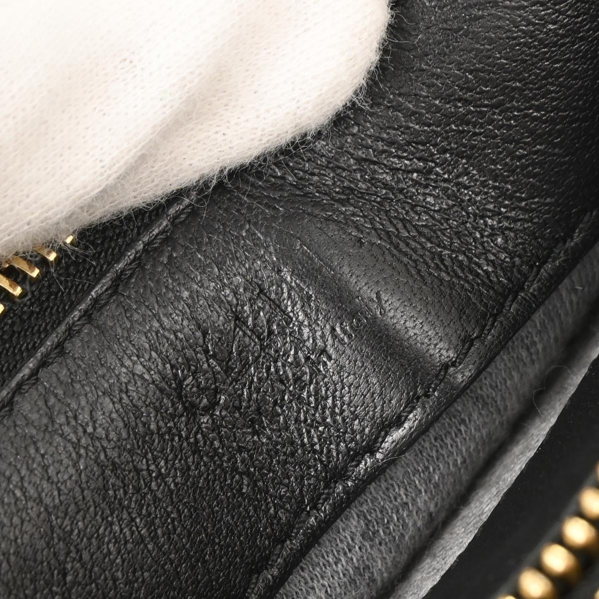 Celine Black Leather Trio Shoulder Bag