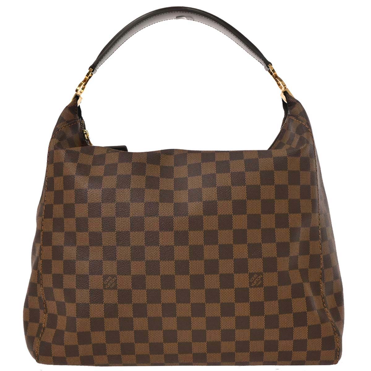 Louis Vuitton Damier Portobello GM Hobo Handbag N41185