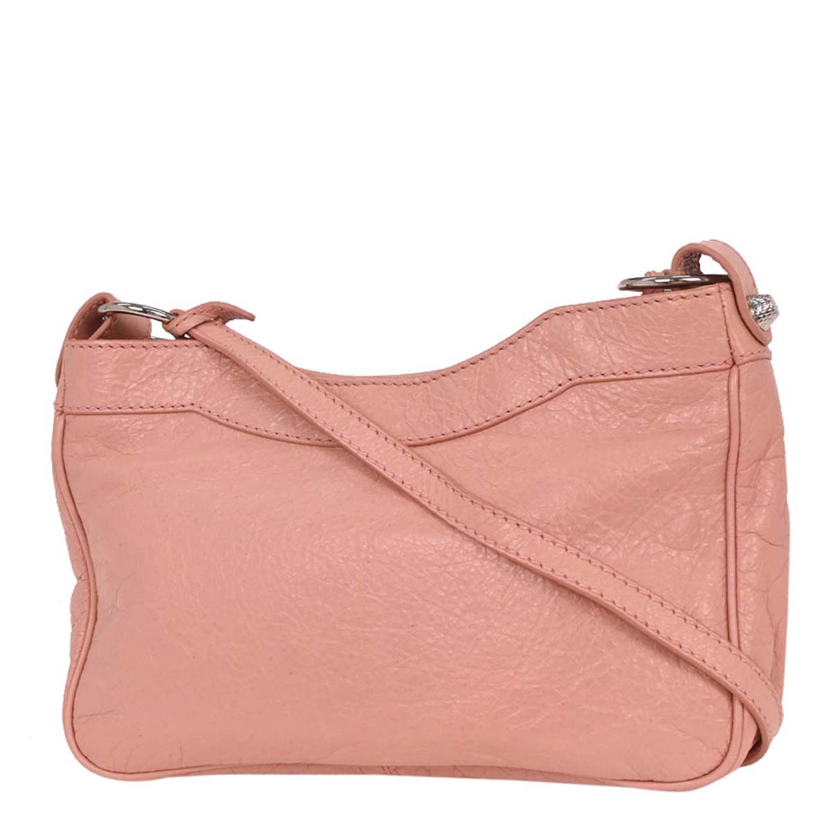 Balenciaga Pink Leather Hip Shoulder Bag