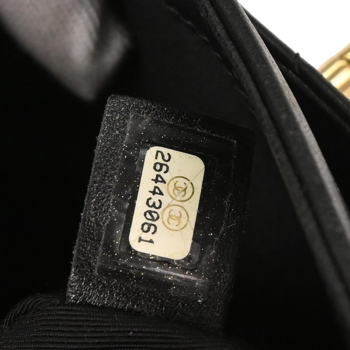 Chanel 2018-2019 Black Lambskin Shoulder Bag