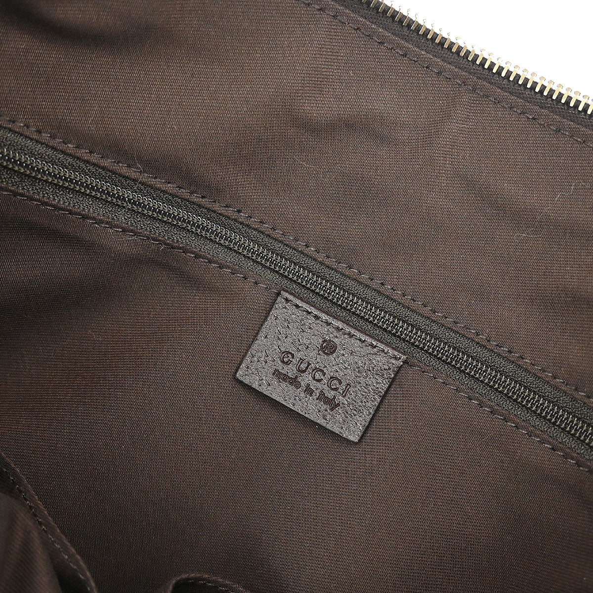 Gucci Beige Canvas GG Abbey D Ring Tote Handbag