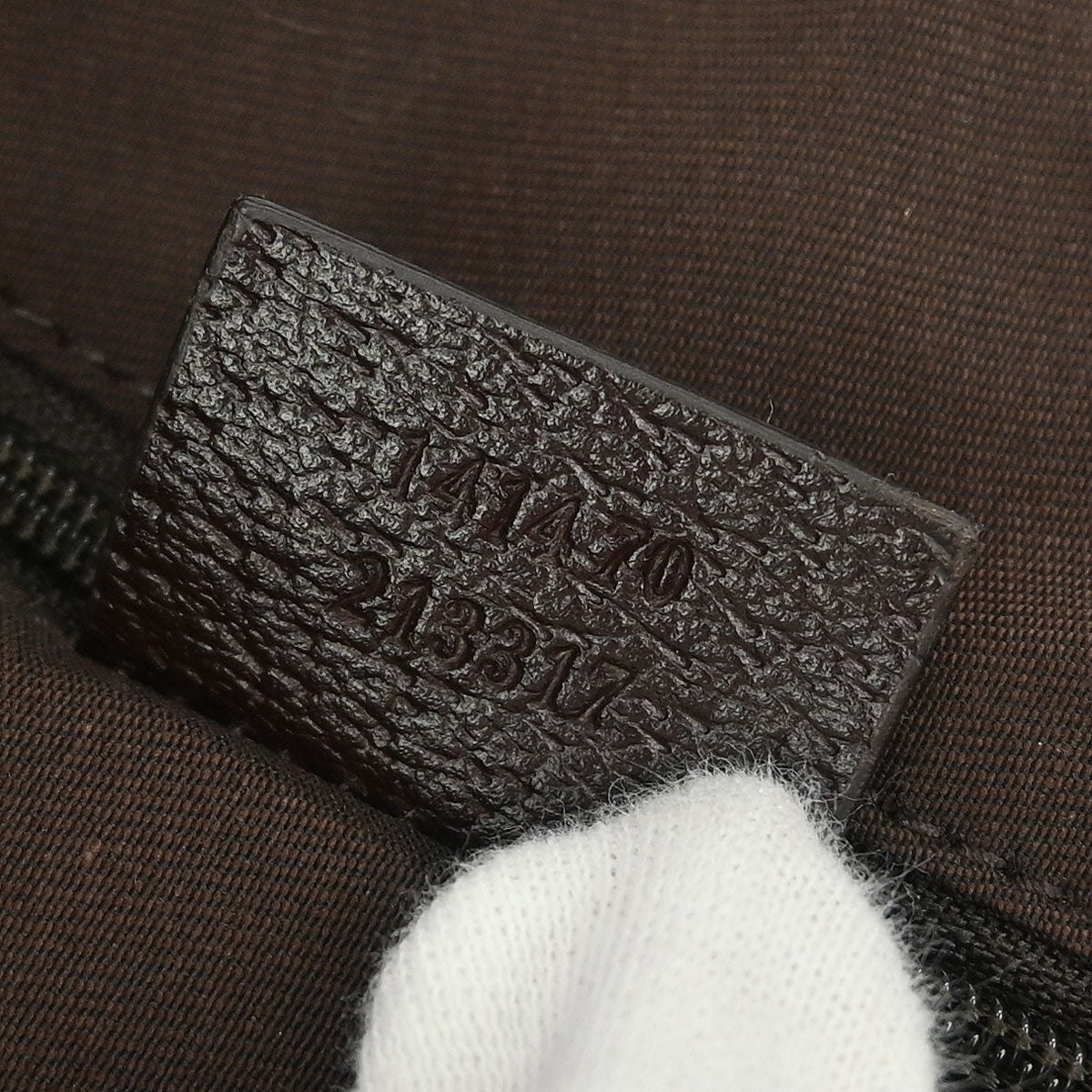 Gucci Beige Canvas GG Abbey D Ring Tote Handbag