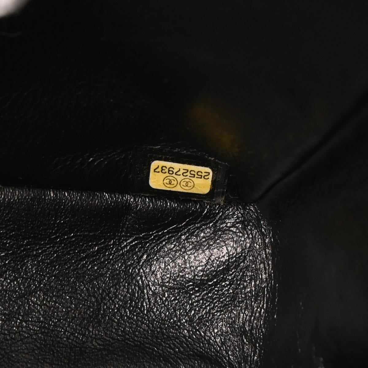 Chanel 2018 Black Calfskin Chevron Coco Pleats Medium Classic Double Flap Bag