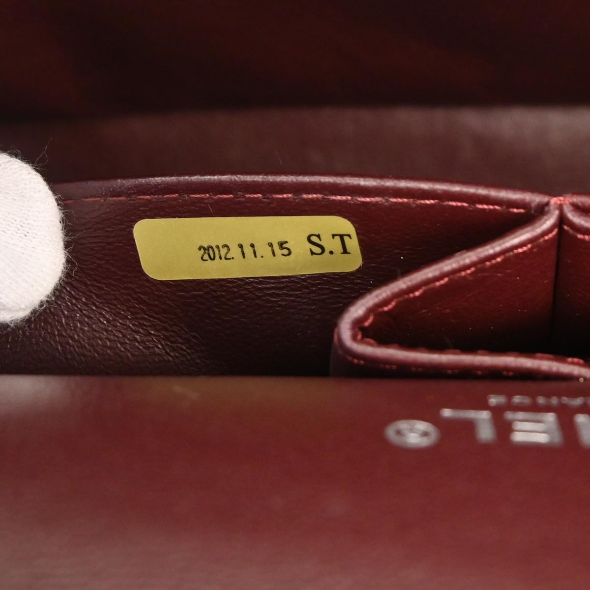 Chanel 2012 Black Caviar Medium Classic Double Flap Shoulder Bag