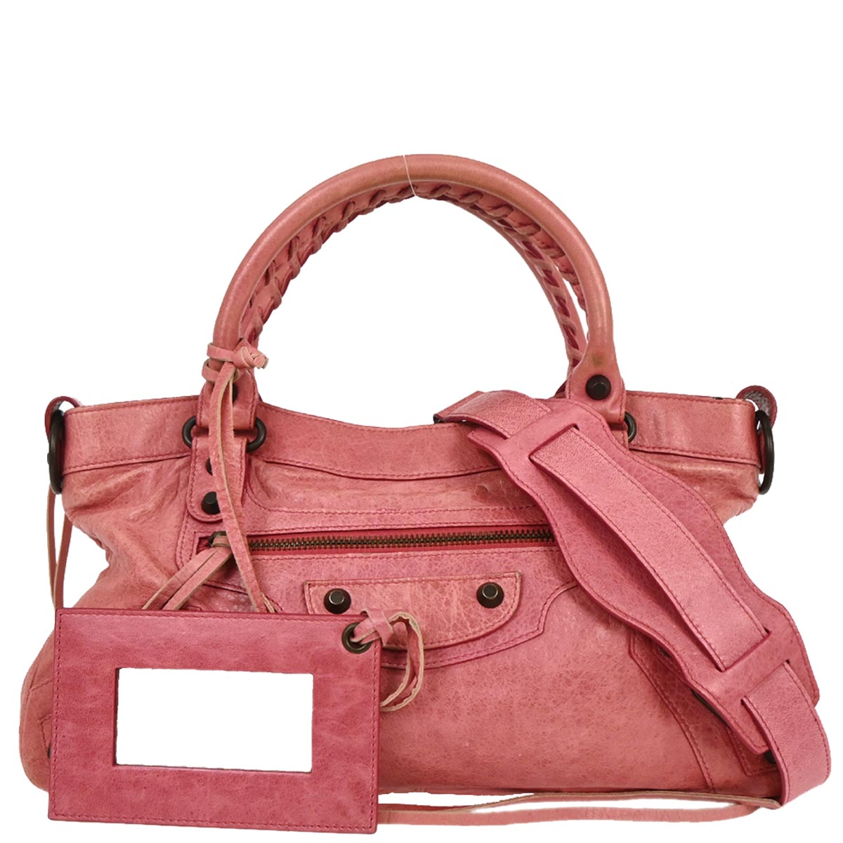 Balenciaga Pink The First 2way Shoulder Handbag