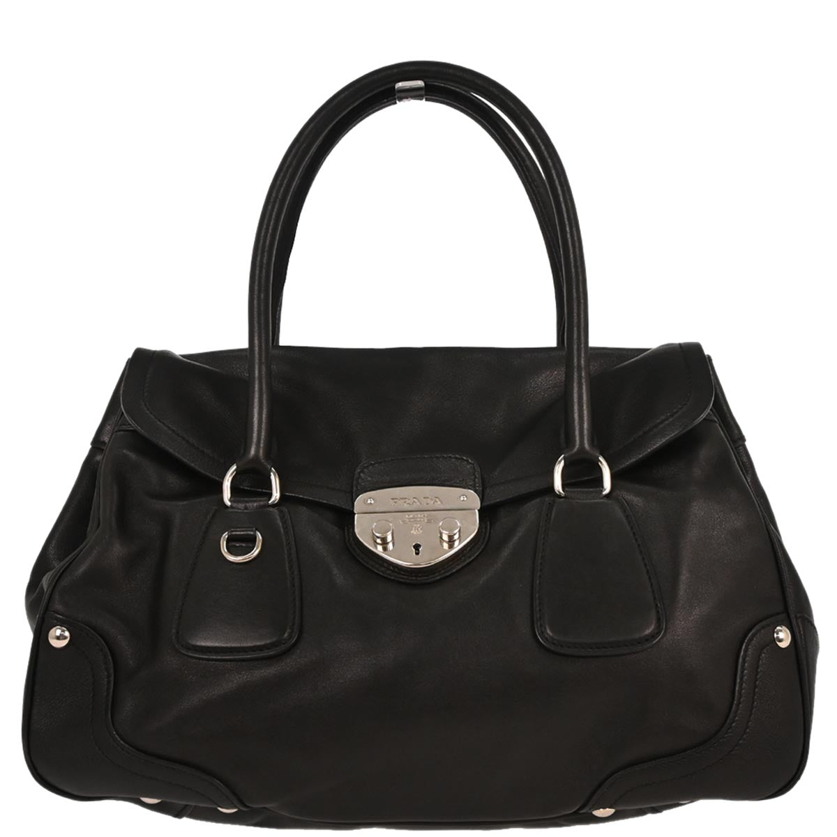 Prada Black Leather Handbag