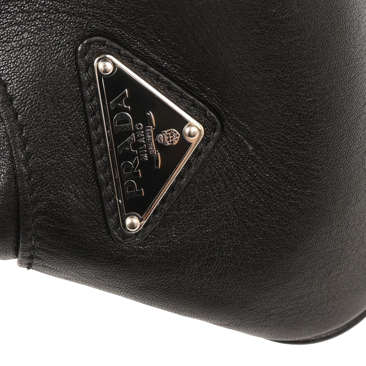 Prada Black Leather Handbag