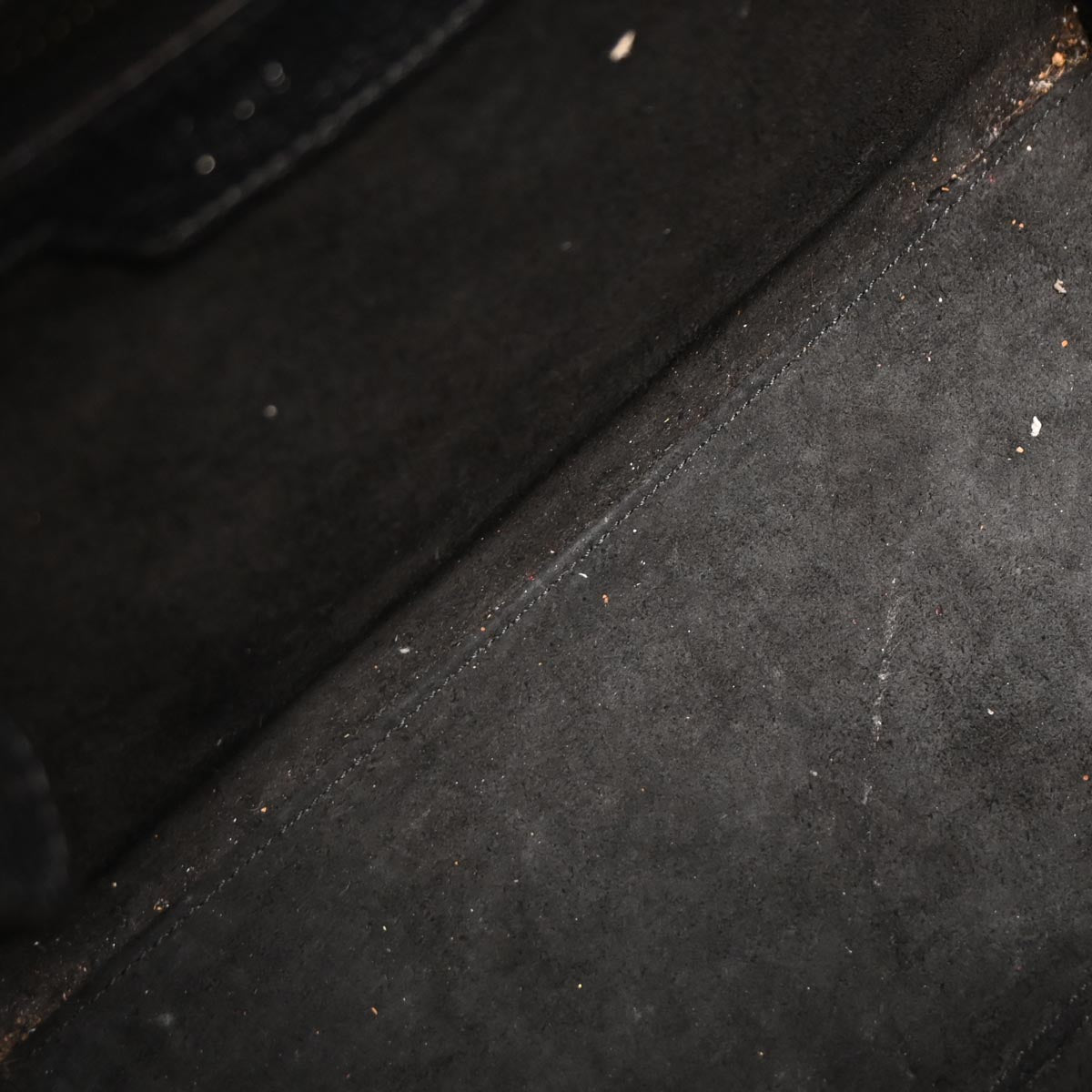 Celine Black Luggage Micro Tote Handbag