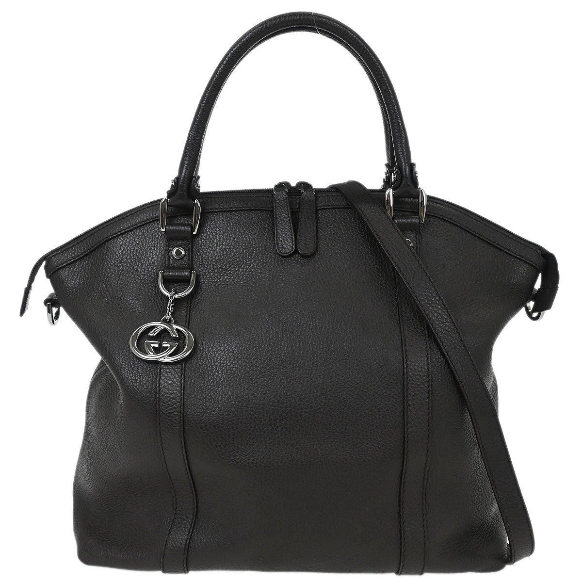 Gucci Black Leather Handbag