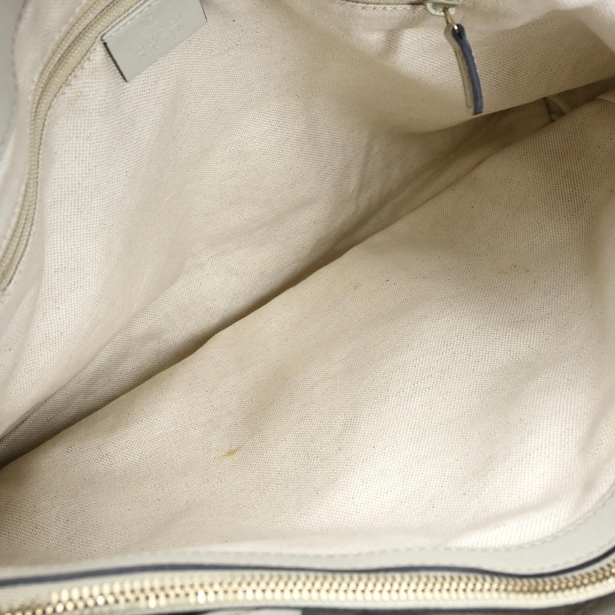 Gucci Ivory Guccissima Leather Tote Handbag