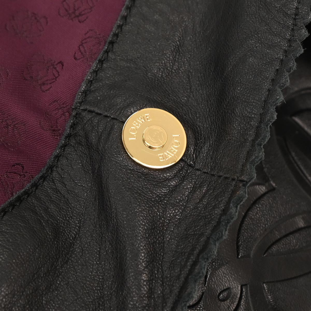 Loewe Black Lambskin Nappa Aire Handbag