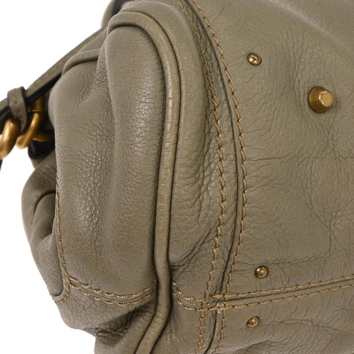 Chloe Khaki Paddington Medium Handbag