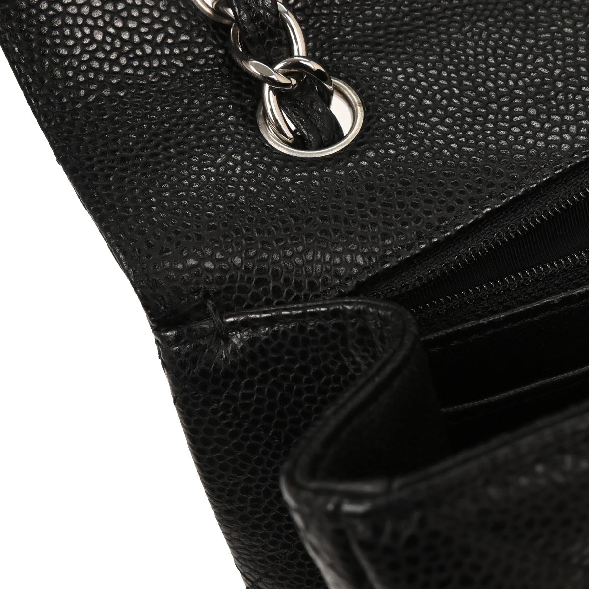 Chanel 2010-2011 Black Caviar Maxi Single Flap Shoulder Bag