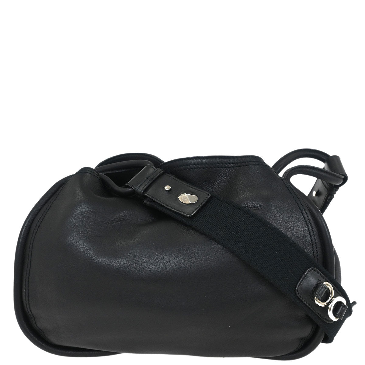 Christian Dior Black Leather Shoulder Bag