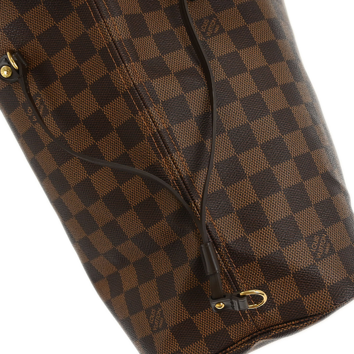 Louis Vuitton Damier Neverfull MM Shoulder Tote Bag N51105