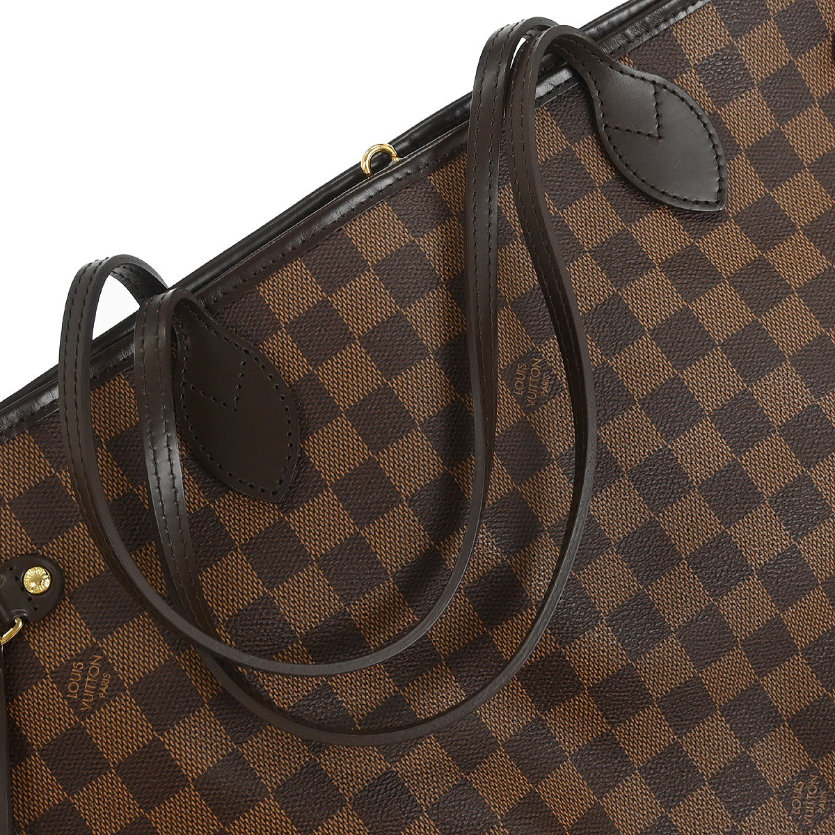 Louis Vuitton Damier Neverfull MM Shoulder Tote Bag N51105