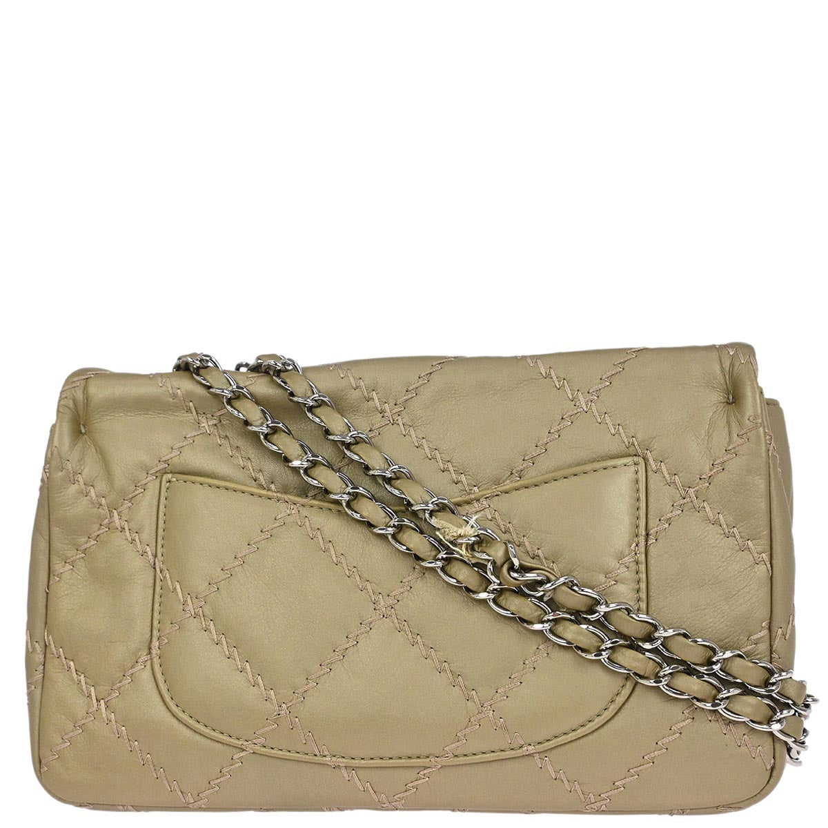 Chanel Gold Lambskin Ultra Stitch Flap Bag