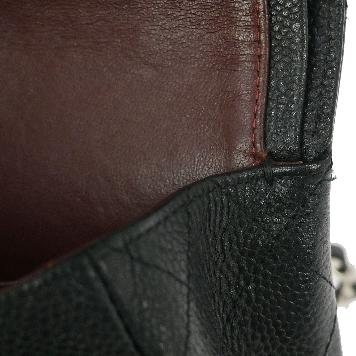 Chanel Black Caviar Medium Classic Double Flap Shoulder Bag