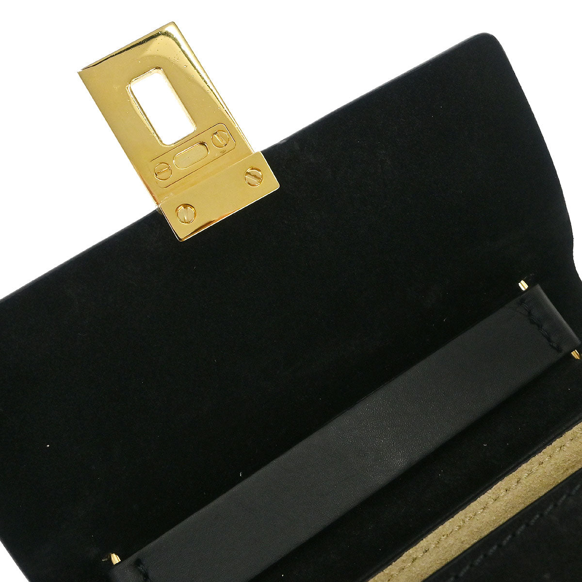 Chloe Black Suede Drew Shoulder Bag