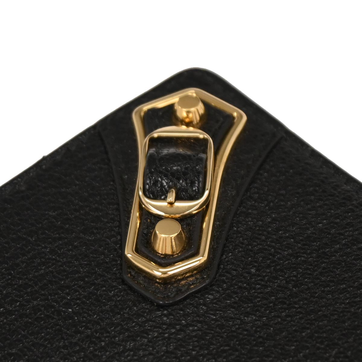 Balenciaga Black Metallic Edge WOC Wallet On Chain