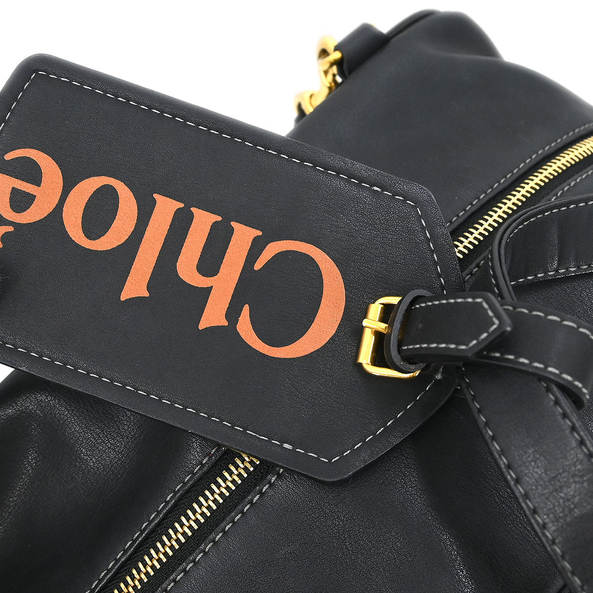 Chloe Black Leather Eden Handbag